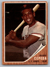 1962 TOPPS #40 ORLANDO CEPEDA SAN FRANCISCO GIANTS picture