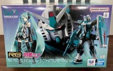 RG 1/144 RX-78-2 Gundam Ver.2.0 [Hatsune Miku Ver.] Premium Bandai Japan  New picture