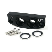 12 an Oil Line Pan Adapter Plate for Chevy Camaro 2014-2015 Corvette 2006-2019 picture
