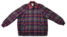 Vintage PENDLETON Women’s L Retro Wool Plaid Cropped Bomber Jacket Coat picture