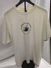 Vintage Early 1990's 'Coffee is Nirvana Smells Like Bean Spirit ' T- Shirt picture