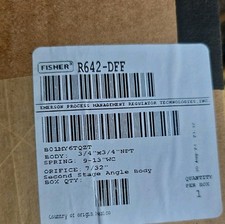 Emerson Fisher R642-DFF Lp-Gas Equipment 2nd Stage Regulator 9-13