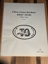 A History of Eastern Three-Quarter Midget Racing 1950-1959 Book picture