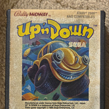 bally midway up'n down atari 2600 video game cartridge 1984 picture