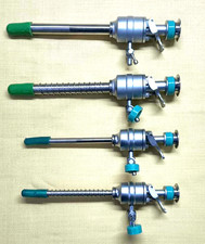 4pc Laparoscopic Trocar Cannula 5mm/10mmx100mm Endoscopy Surgical Instruments picture