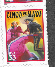 1999 US 3309 CINCO DE MAYO MNH picture