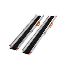 Ruedamann 6FT Telescopic Wheelchair Ramp with Handle, 8.3