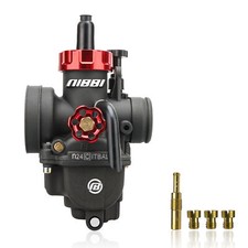 NIBBI PE 24mm Racing Carburetor w/ Jets For 100-125cc Motorcycle GY6 Scooter ATV picture
