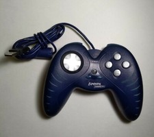 Gravis Eliminator AfterShock USB Controller, Blue/Silver #48031 WINDOWS 10 WORKS picture