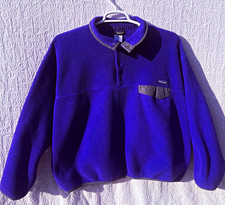 Patagonia Synchilla Men's Purple Fleece Jacket XL picture
