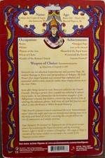  2003 Accoutrements Pope Innocent III Historical Action Figure Sealed Package picture