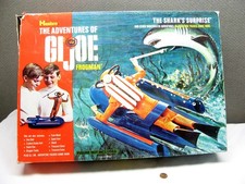 Original 1969 Hasbro GI JOE Frogman Sharks Surprise play set BOX ONLY picture