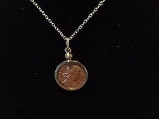 Ancient Roman Coin Necklace Pendant Jewelry  Genuine Ancient Roman Coin picture