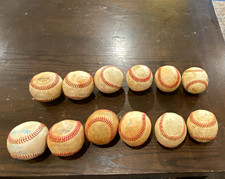 Lot of 12 Vintage Official Southern League Baseballs Jim Bragan PRES Used picture