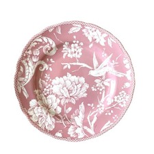 222 Fifth Adelaide Blush Porcelain Salad Plates 8.5in Floral Set of 4 New picture