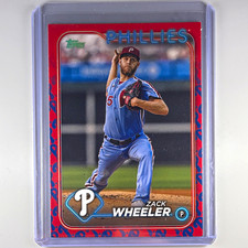 Topps 2024 Series 1 Zack Wheeler Philadelphia Phillies #262 Team Color Border picture