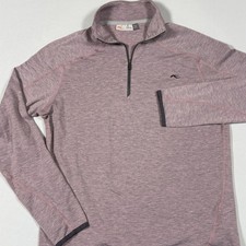 KJUS Ladies Trace Halfzip Midlayer Ski Pullover Top Purple Mauve Stretch 42 XL picture