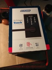 Schlage Touch Century FE695 CEN 622 LAT Latitude Touch Door Lock - Matte Black picture