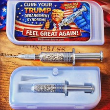 Trump Derangement Syndrome Silver Shot - .25 Ozt .999 Fine Silver picture