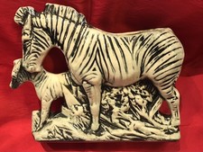 McCoy Zebra Planter 1956 picture