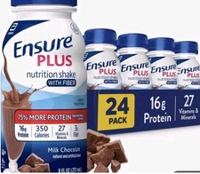 Ensure Plus Nutrition Shake, Milk Chocolate (8 fl oz, 24 pack) picture