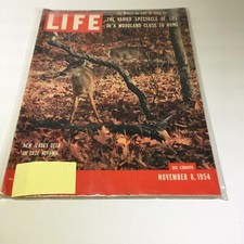 VTG Life Magazine November 8 1954 - Varied Spectacle of Life / New Jersey Deer picture