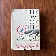 The Day Of The Jackal By Frederick Forsyth 1971 First Edition 1st print. HCDJ VG picture