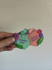 Vintage 2002  Sweethearts LION KING SIMBA Nala NECKLACE For plush Y2K  picture