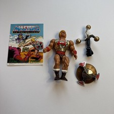 1985 Vintage MOTU FLYING FISTS He-Man Masters the Universe 100% Complete Toy picture