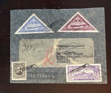 1932 Paraguay Registered Zeppelin Cover 1st Flight AAMC Z-180E picture