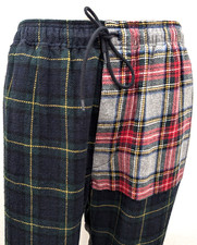 STUSSY Men's PATCHWORK BEACH PANT Wool Plaid/Herringbone Drawstring Size M ~EUC* picture
