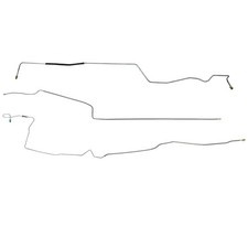 2002-2010 Ford Explorer 4 Door Complete Mid Chassis Brake Line Kit 4pc OE Steel picture
