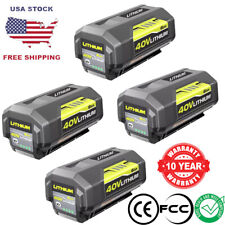1/2/4PC For Ryobi OP40401 40V 6.0Ah Lithium High Capacity Battery OP4050 OP40501 picture