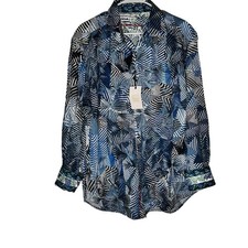 Robert Graham Santos Long Sleeve Woven Button Down Shirt Classic Fit Size 2XL picture