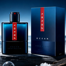 Prada Luna Rossa Ocean 3.3 oz EDT Cologne for Men New In Box picture