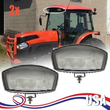 2pcs LED Cab Light Flood Beam For Kubota L5740HSTC-3 L6060HSTC M100GXDTC LH + RH picture