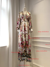 CAMILLA 2026 retro print dress luxury elegant temperament slim holiday dress NEW picture