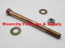 7/16-14 x 5-1/2 Hex Head Cap Screws 7/16-14 x 5.5 Grade 8 Bolts & Nuts & Washers picture