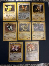 VINTAGE POKEMON LT. SURGES LOT OF 8 FROM GYM HEROES TCG picture