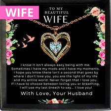 To My Soulmate/Wife Necklace Gift for Valentine Fiancée/Girlfriend Gifts for Her picture