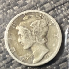 1927 Mercury Dime VF picture