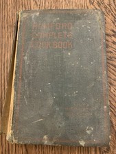 Antique 1908 RUMFORD COMPLETE COOKBOOK 1st Edition Lily Haxworth Wallace HC Book picture