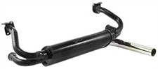 Empi 1-3/8 Inch Black Single Tip Exhaust for VW Beetle - 03487 picture
