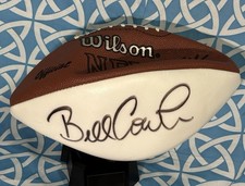 Official NFL Bill Cower Autograph Signed Vintage Football Beautiful Item picture