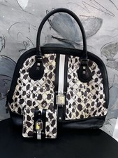Vintage L.A.M.B. Gwen Stefani Rare Alston Cheetah Large Bag with Matching Wallet picture