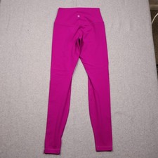 Lululemon Align Pants Womens 6 Pink High Rise Ankle Leggings Yoga Gym Nulu picture