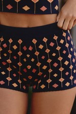 Anthropologie Celandine Geometric Diamond Knit Shorts Size Small (NWT) picture