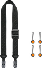 Quick Release Magnetic Camera Neck Strap Magislide, Black | Four Dyneema Cord Sa picture