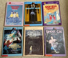 Lot 6 Vintage Children's Scary Stories elementary readers picture