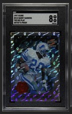 1997 Score The Big Play Showcase Series Artist's Proof Barry Sanders SGC 8 picture